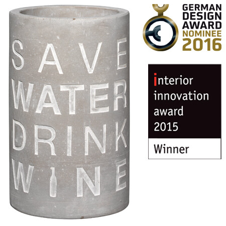 Räder Weinkühler "Save water drink wine"