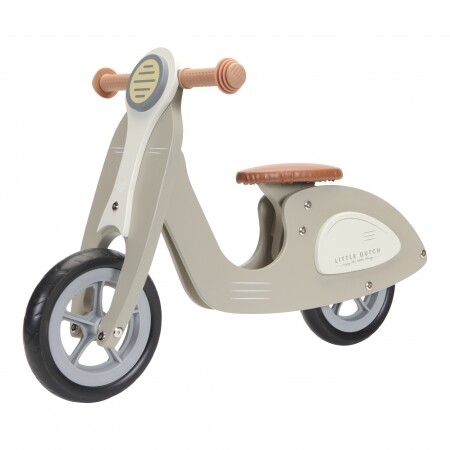 Little Dutch Laufrad aus Holz oliv