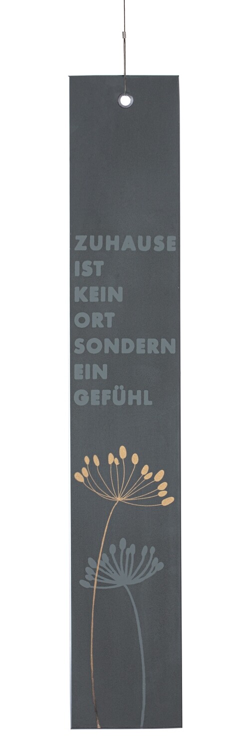 Räder Living Raum & Zeit Fensterbild "Zuhause ist kein Ort..."