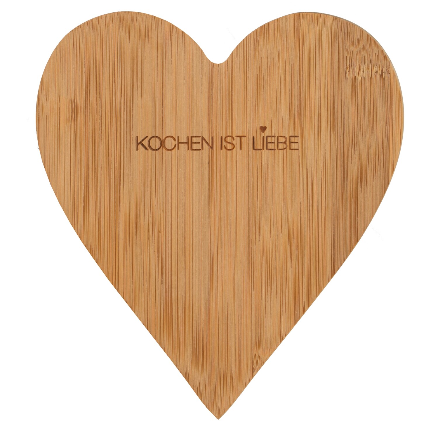 Räder Herz Schneidebrett "Kochen ist Liebe"