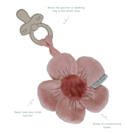 Little Dutch Schnullertuch "Flowers & Butterflies"