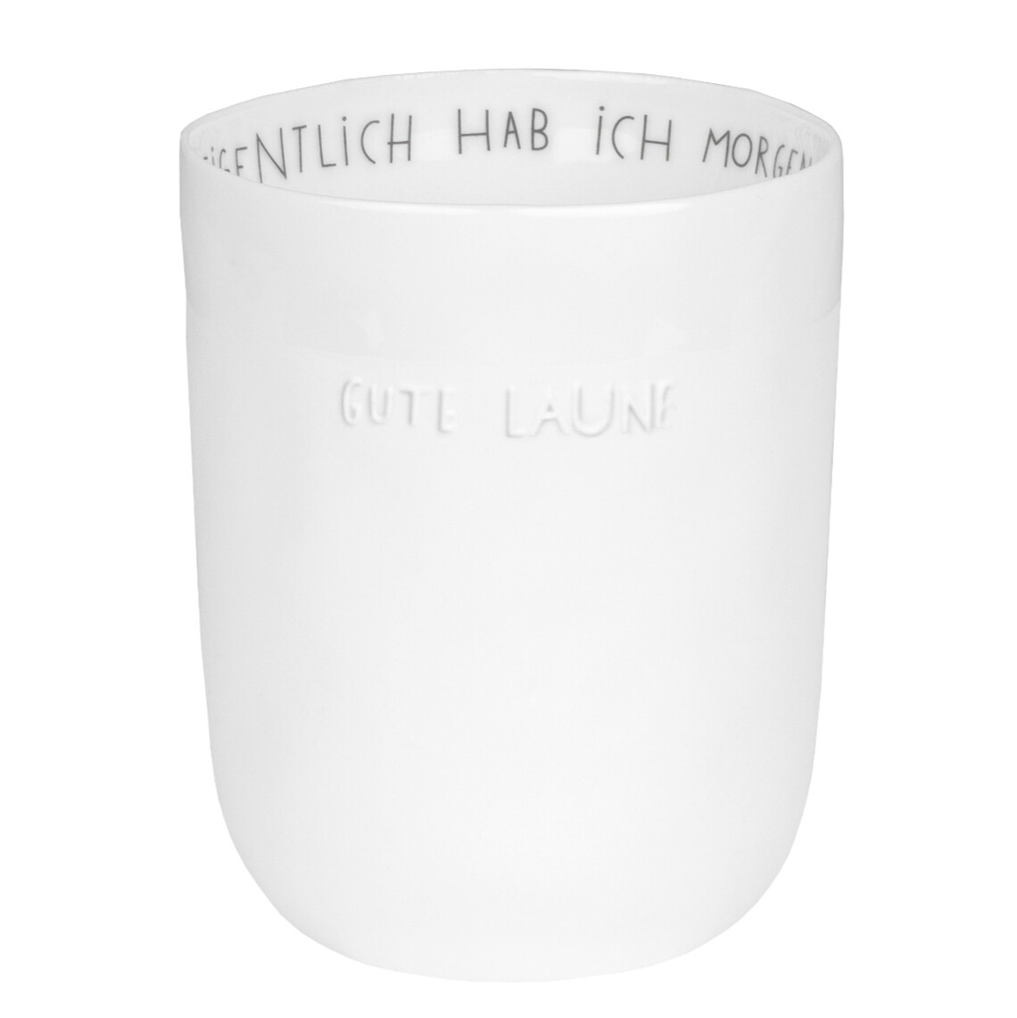 Räder Guten Morgen Becher "Gute Laune"