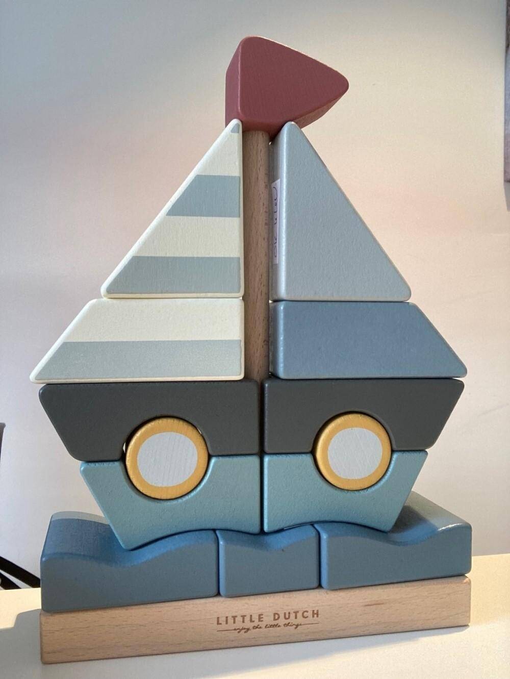 Little Dutch Stapelspiel Segelboot