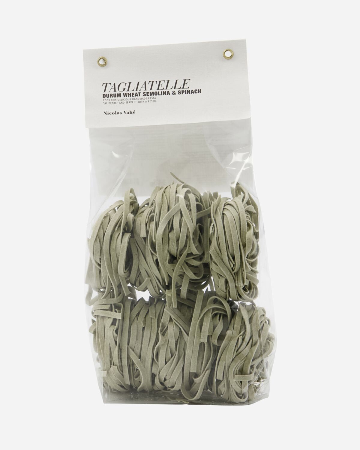 Nicolas Vahé Pasta Tagliatelle Spinat