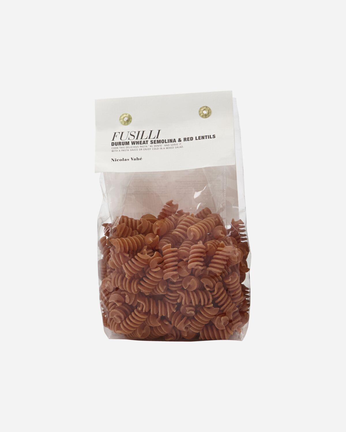 Nicolas Vahé Pasta Fusilli Linsen