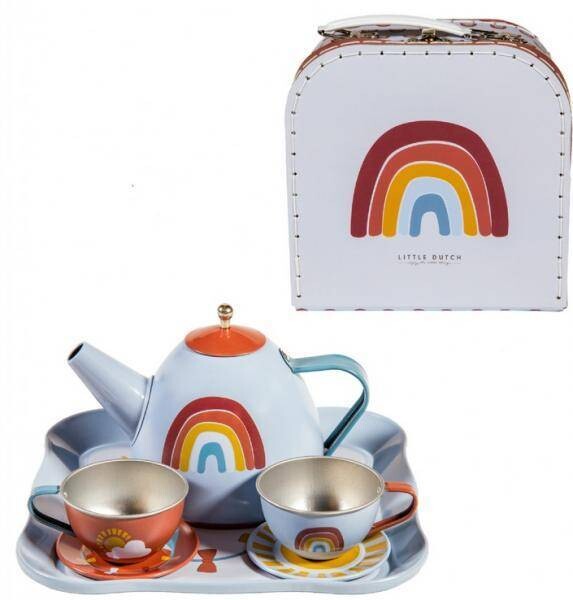 Little Dutch Teeservice Regenbogen im Koffer