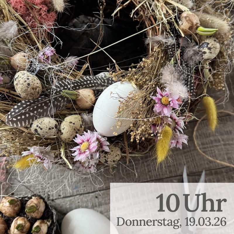 Osterglück Workshop mit Sandra 19. März 2026 10-12 Uhr