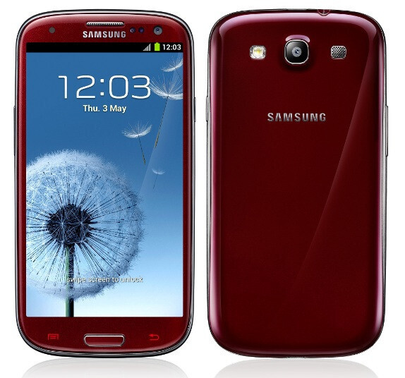 Смартфон Samsung Galaxy S III GT-I9300 16GB LaFleure бордовый
