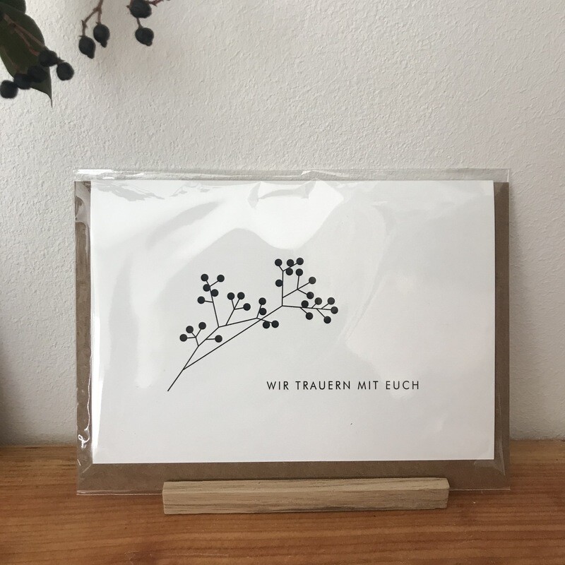 Loettebom | Grief Beileid cards with envelop Loettebom | Grief Beileid cards with envelop