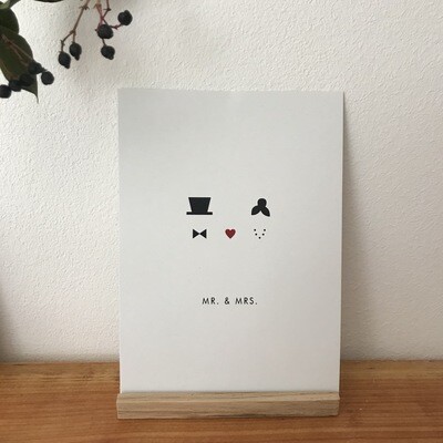 Loettebom | Wedding cards (folding cards with envelop)