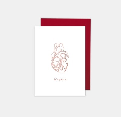 SOMAJ | it's yours - card with red envelope