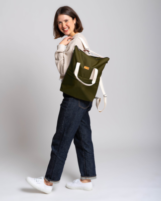MULINU | Backpack GRETA olive green MULINU | Backpack GRETA olive green