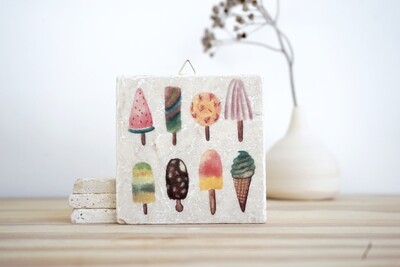 evimstore | Printed Natural Stone Tile - Water Ice evimstore | Printed Natural Stone Tile - Water Ice