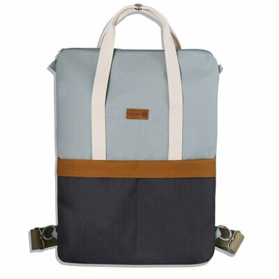MULINU | Backpack GRETA light grey grey cinnamon MULINU | Backpack GRETA light grey grey cinnamon