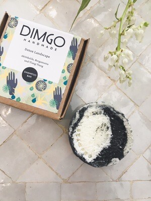 Dimgo | Handmade Natural Shampoo Bar - Bergamot, Ylang-Ylang & Activated Carbon