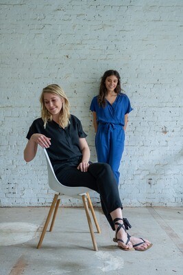 Olá Lindeza | Maxine Jumpsuit Lyocell/Tencel - Black Olá Lindeza | Maxine Jumpsuit Lyocell/Tencel - Black