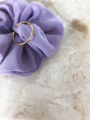 Selva Sauvage | Golden Ring with touch of lilac (gold-plated sterling silver) - available in different colors