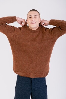Näz | Unhais Wool Sweater - Rust/Orange (one left) Näz | Unhais Wool Sweater - Rust/Orange (one left)