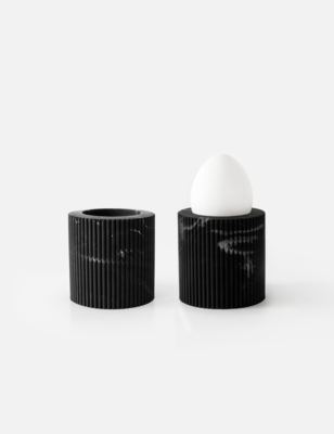 House Raccoon | Egg Cup - Black Marble (a single) House Raccoon | Egg Cup - Black Marble (a single)