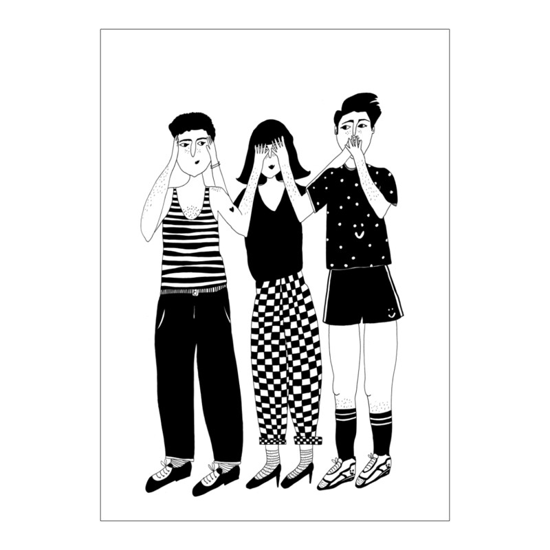 Helen b | Postcard - hear see and shut up Helen b | Postcard - hear see and shut up