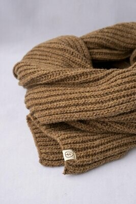 Näz | Wool Scarf - Beige/Brown (one left) Näz | Wool Scarf - Beige/Brown (one left)