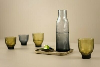 Kinta | Carafe Glass - Smoked Grey-Blue Kinta | Carafe Glass - Smoked Grey-Blue