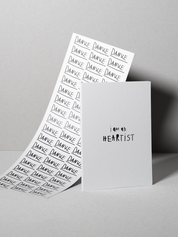 MARI & ANNE | Postcard - I am an heartist MARI & ANNE | Postcard - I am an heartist