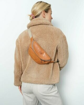 MULINU | Hipbag / cross body bag HENNES S cognac leather MULINU | Hipbag / cross body bag HENNES S cognac leather