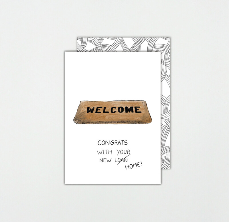SOMAJ | New home - card with art envelop