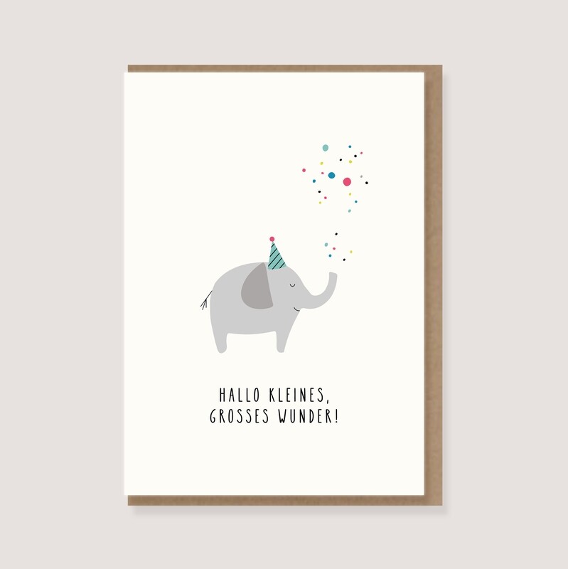 Loettebom | Birth and Baptism cards - Single postcards or folding cards with envelop