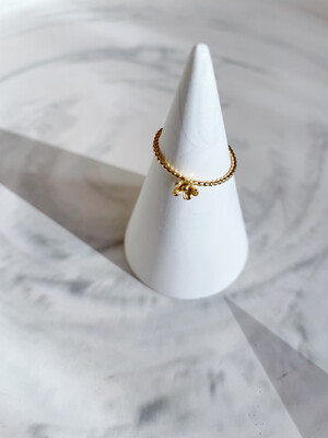 House Raccoon | Kiona Ring Cone - a single or a set of 2 - white or black marble
