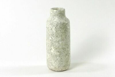 Kinta | Vase Cap Pulp Sand - 25cm and dried flowers 