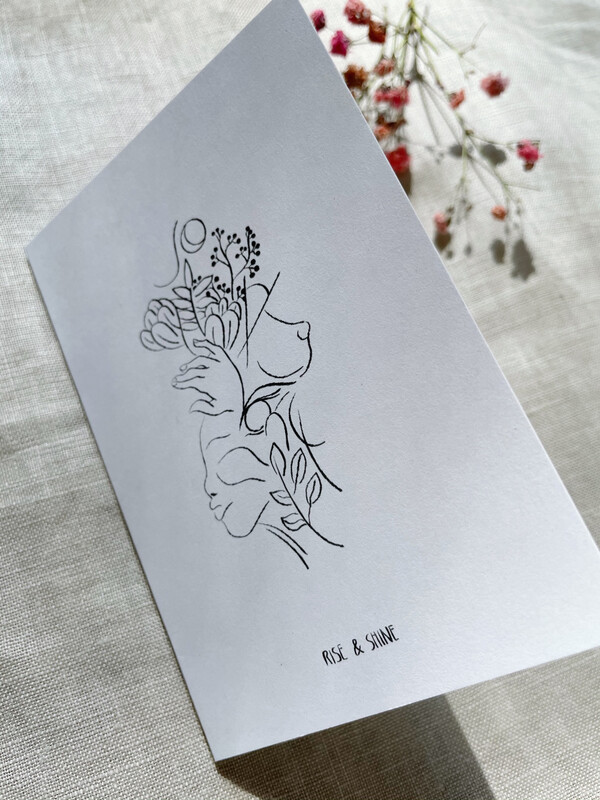 Gift Card Gutscheinkarte - Blooming Woman Rise & Shine Gift Card Gutscheinkarte - Blooming Woman Rise & Shine