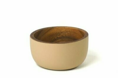 Kinta | Medium Bowl - acacia sand rustic carton 11cm