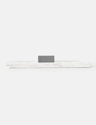 House Raccoon | Card Holder Large 42 cm - White marble House Raccoon | Card Holder Large 42 cm - White marble