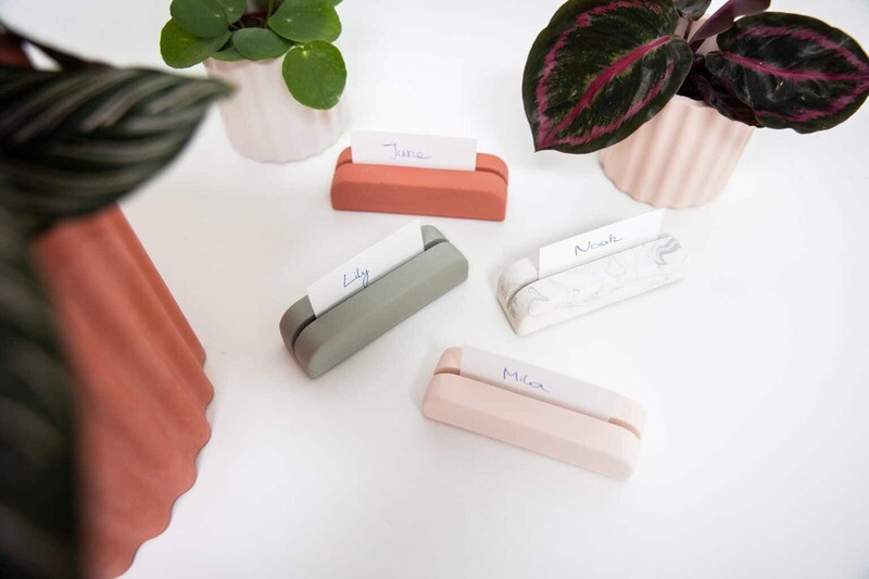 House Raccoon | Card Holder Medium 10cm - Olive green (sold as a single or a set of 3)