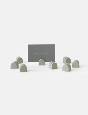 House Raccoon | Card Holders Small 2cm - Olive Green
