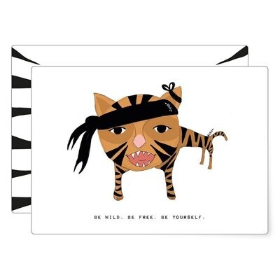 MIAO Papeterie | Postcard - Be wild.. MIAO Papeterie | Postcard - Be wild..