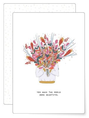 MIAO Papeterie | You make the world more beautiful - A6 Postcard
