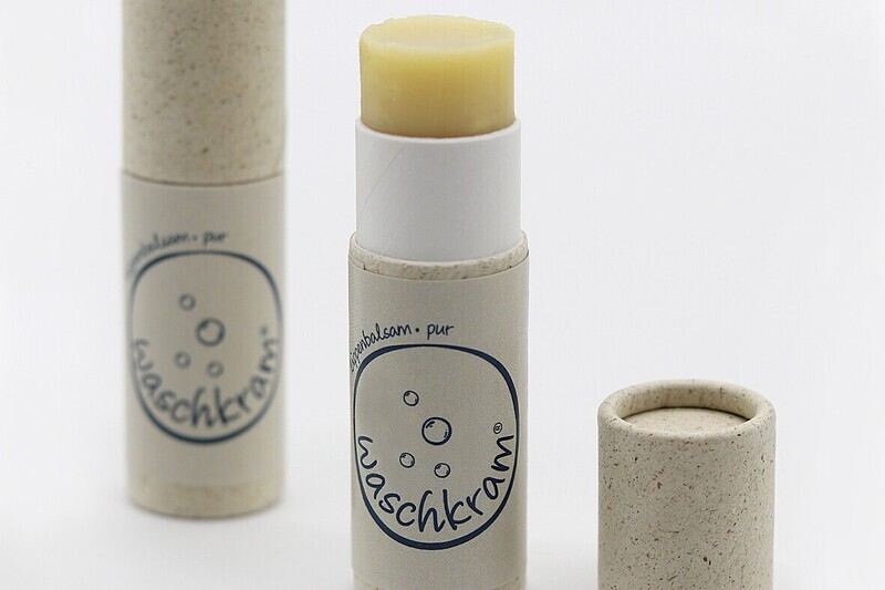 Waschkram | Lippenbalsam Pure - nourishing with ricinus oil (also available with lavender and tonka beans)