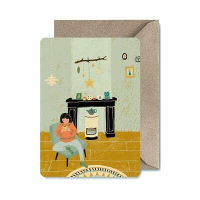 Illu-Ster | Cozy winter home - A6 Postcard Illu-Ster | Cozy winter home - A6 Postcard