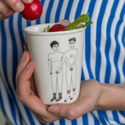 helenb | 2 willies - Porcelain Cup