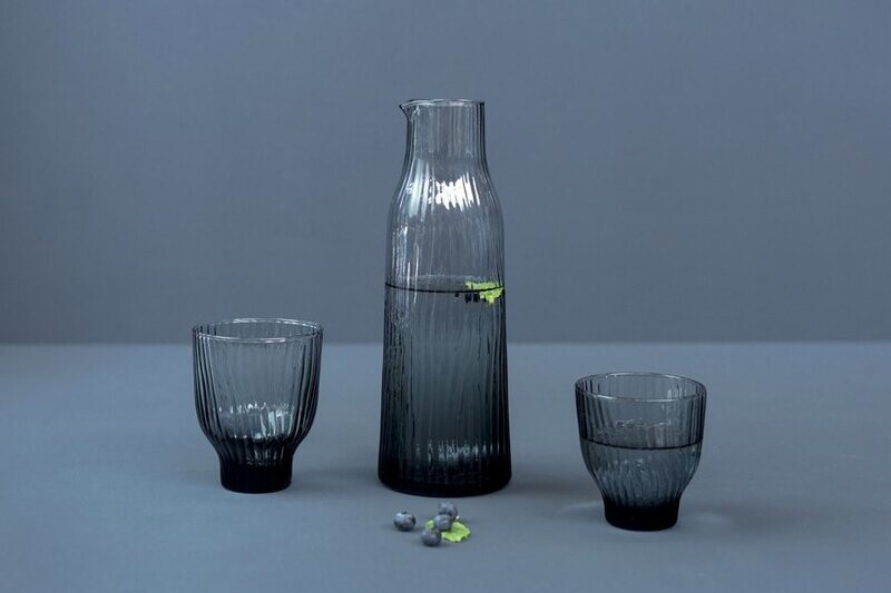 Kinta | Tumbler Glass - Smoked Grey-Blue 330ml