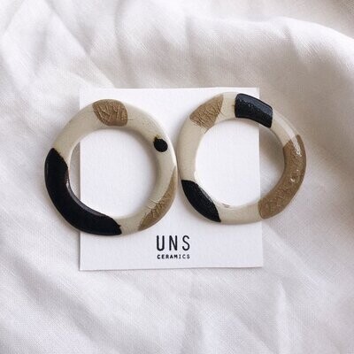 UNS ceramics | Antonia Ceramic Earrings - Autumn UNS ceramics | Antonia Ceramic Earrings - Autumn