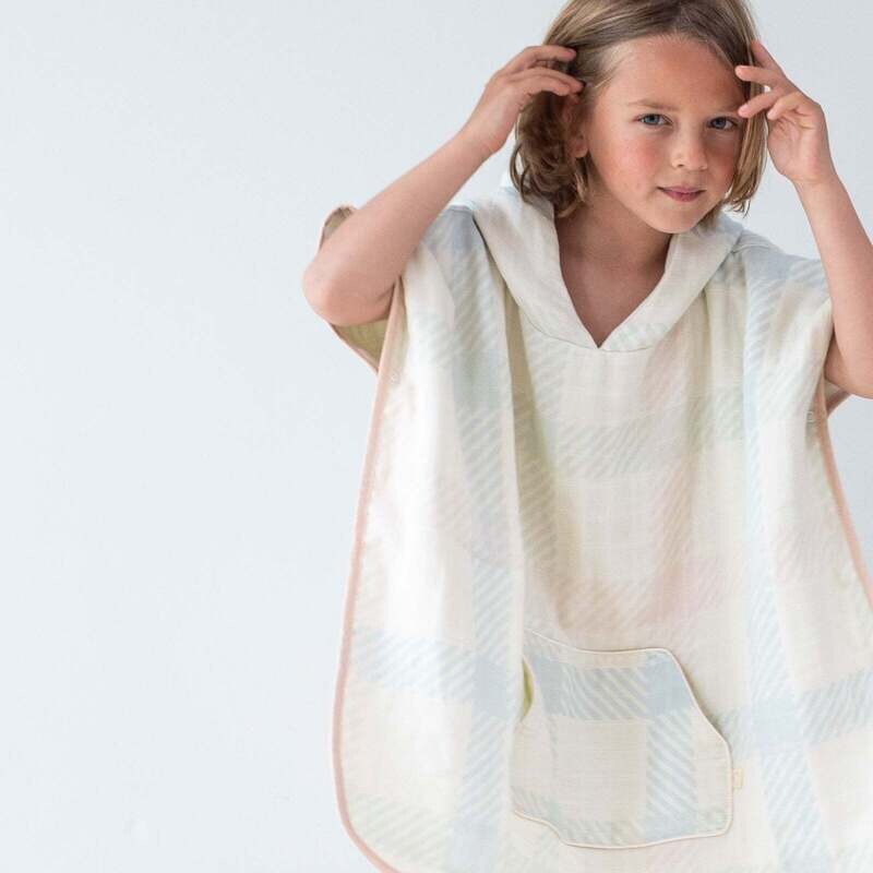 Coco &amp; Pine | Baby &amp; kids Poncho - organic cotton muslin multicolor - 2-6 years