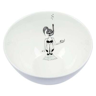 helenb | Snorkling girl - Porcelain bowl