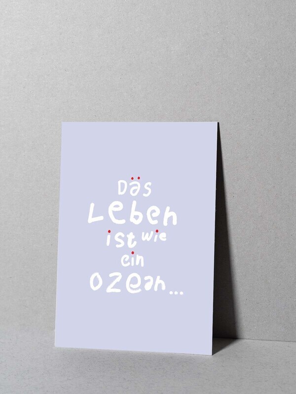 MARI & ANNE | Postcard - Das Leben ist wie ein Ozean MARI & ANNE | Postcard - Das Leben ist wie ein Ozean