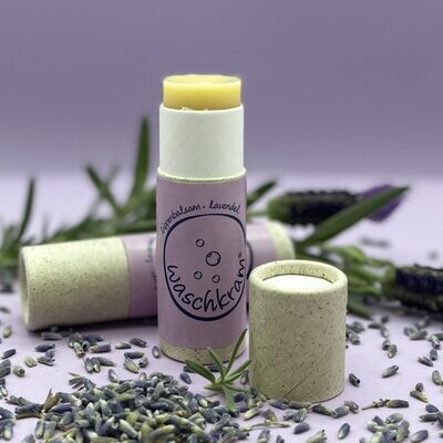 Waschkram | Lippenbalsam Lavender - nourishing with ricinus oil (also available with lavender and tonka beans)