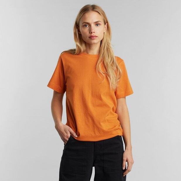 Dedicated | Basic T-Shirt - Orange - Organic cotton
