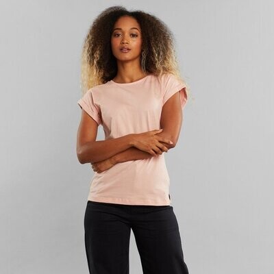 Dedicated | T-Shirt Visby short sleeves - Soft pink - Organic cotton